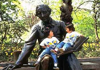 Hans Christian Andersen Statue in Central Park